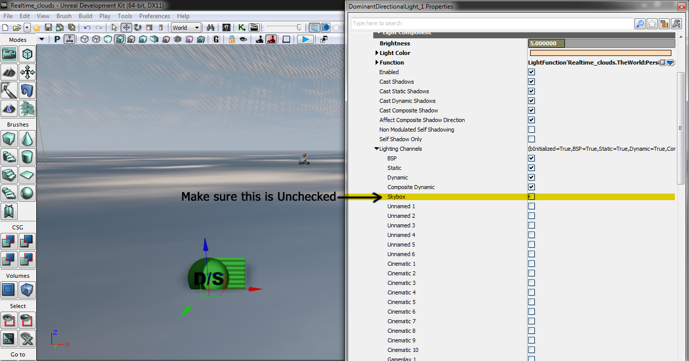 Tutorial Dynamic Cloud Shadows in UDK
