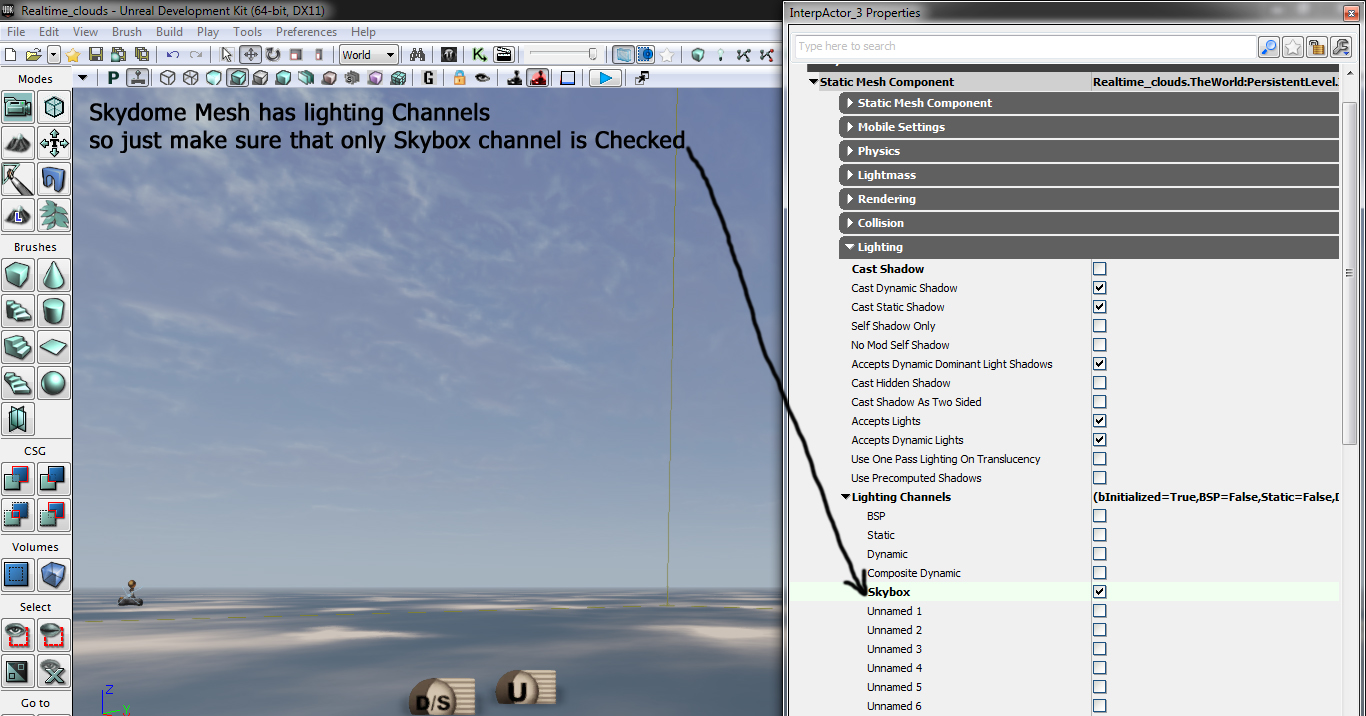 Tutorial Dynamic Cloud Shadows in UDK