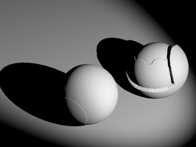 Bump mapping And Displacement Comparison