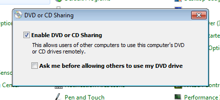 New Control Panel Option