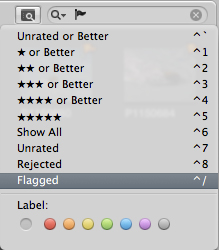 The search menu dropdown.