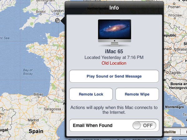 Locating your Mac with Apple's Find My Mac