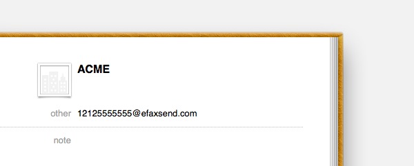 Add frequent fax recipients to your Contacts for quick access!