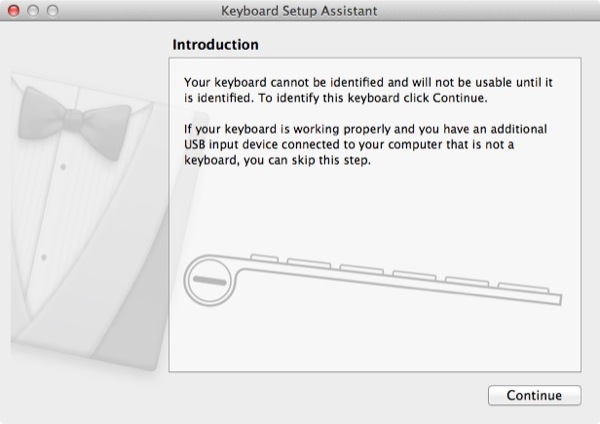 Step 1: Plug in the PC keyboard and OS X will automatically detect the layout