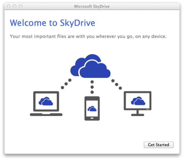 SkyDrive has an easy to follow setup assistant just like Dropbox and Google Drive.
