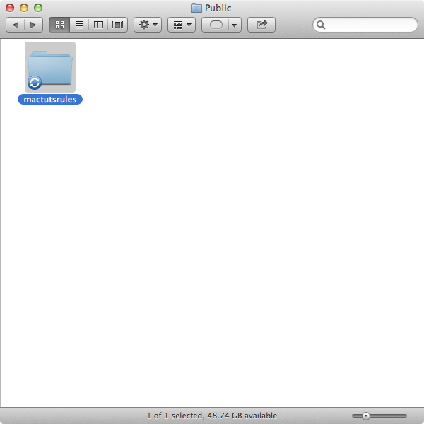Step 1: Create a folder in your Public folder called mactutsrules.