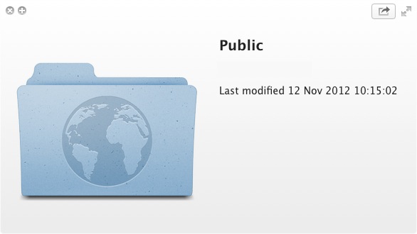 Dropbox contains a Public folder which we’re going to take advantage of.