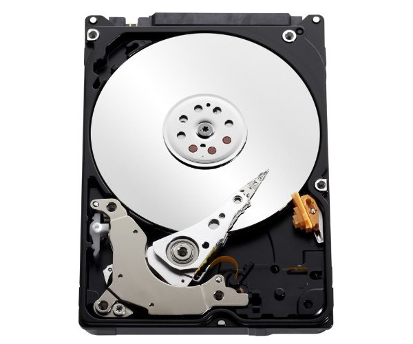 A mechanical hard drive has hundreds of moving parts, but is cheaper than solid state drives
