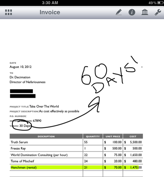 PDFpen for iPad