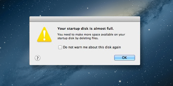 Your startup disk is almost full, now what?