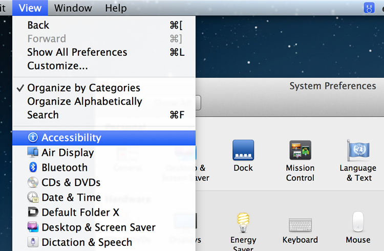 System Preferences
