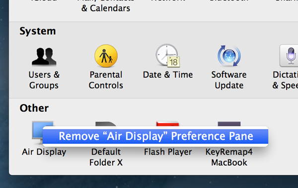 System Preferences