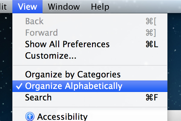 System Preferences