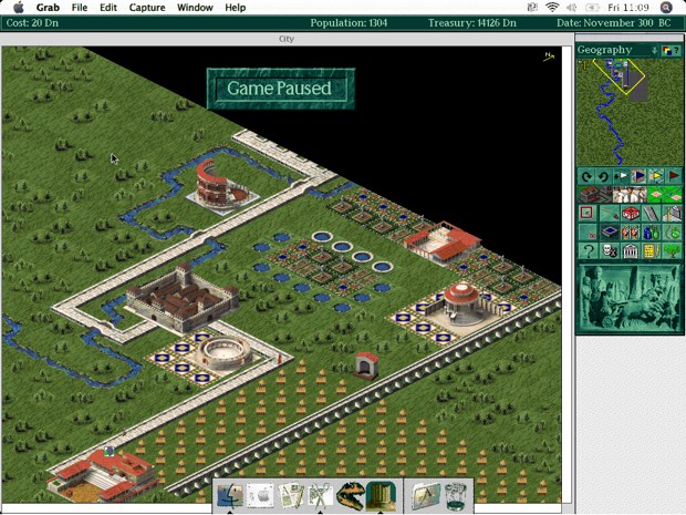 Caesar II is one of many classic games which never made it to OS X