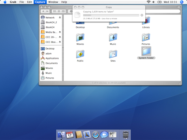 Copying OS 9's System folder to OS X Tiger