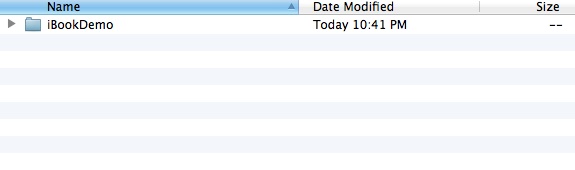Screenshot: naming main folder