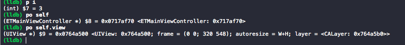 pring from the console