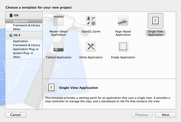 Update Your Applications with Dropbox or GroundControl: Project Setup - Figure 1