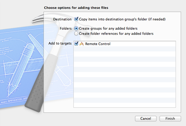 Update Your Applications with Dropbox or GroundControl: Adding AFNetworking and GroundControl - Figure 3
