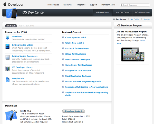 Certificates and Provisioning Profiles - The iOS Dev Center - Figure 1