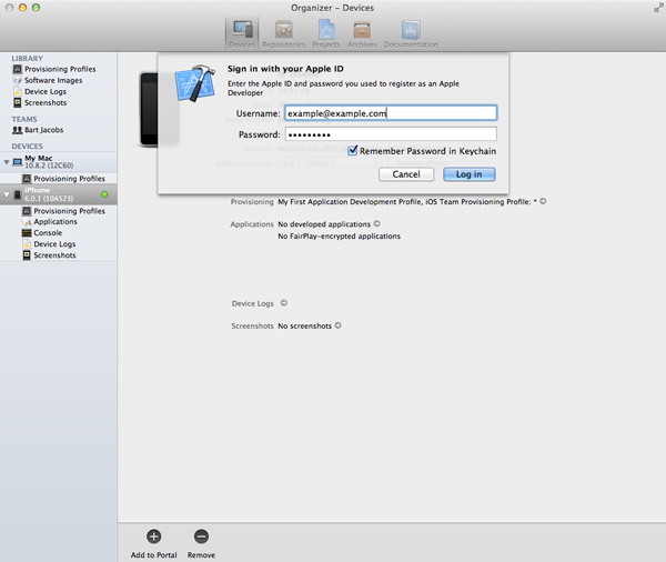 Certificates and Provisioning Profiles - Setting a Device Up For Development - Figure 15
