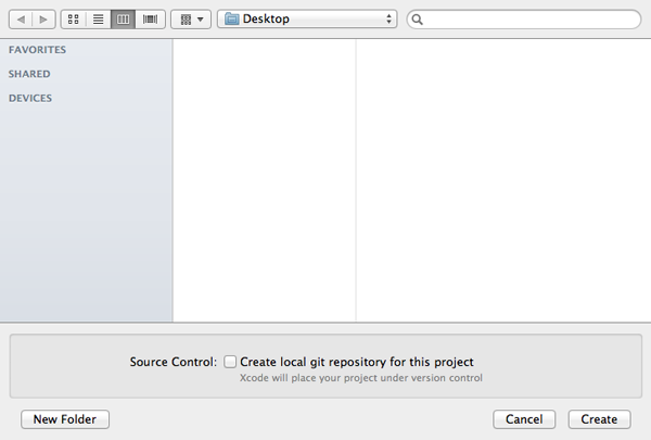 Exploring the Foundation Framework - Specify a Location to Save the Project - Figure 4
