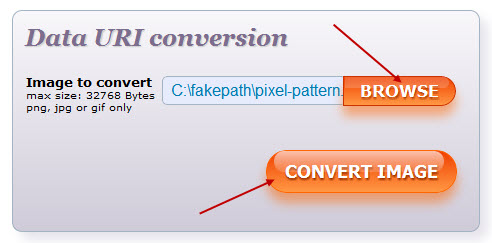 Convert the image to a Data URI