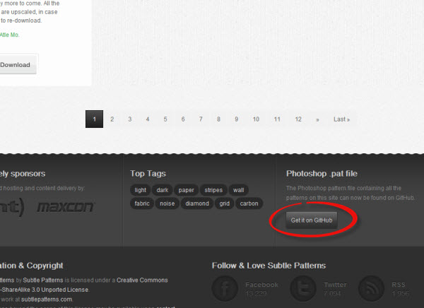 Download the Subtle Patterns Library