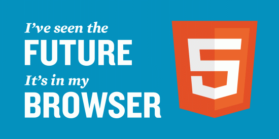 Built with HTML5, image by W3C, http://www.w3.org/html/logo/