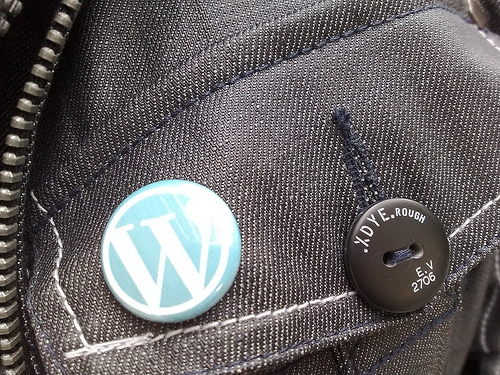 WordPress logo button by titanas, flickr