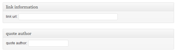 Two metaboxes with a simple text input inside Two metaboxes with a simple text input inside