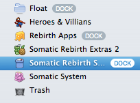DOCK means that there are available docks in this iContainer.