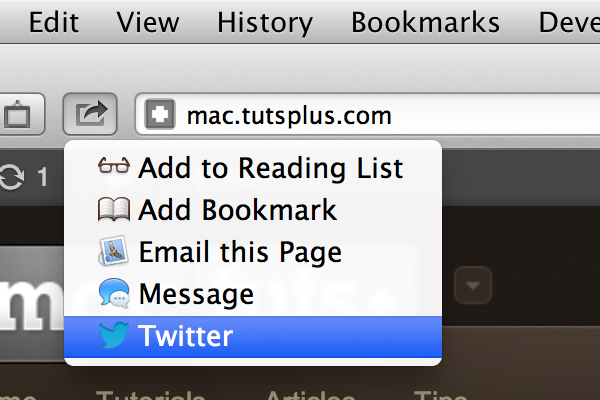 safari share sheet