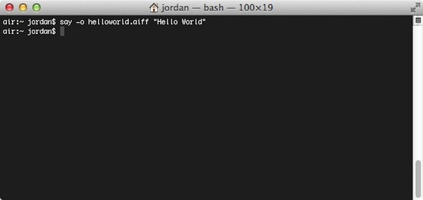 Outputting to a file