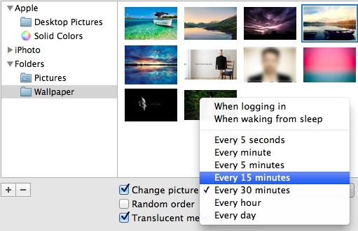 Create a background slideshow from your images