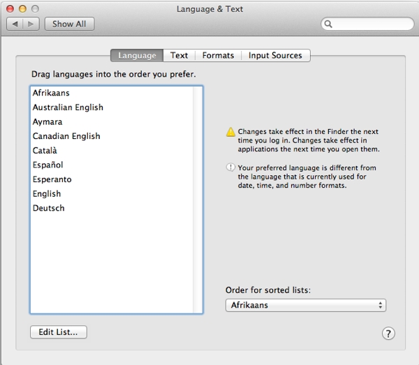 Did you know your Mac spoke a lot of different languages?