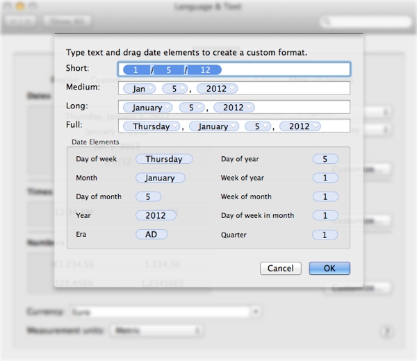 Create a new date format, if you dare