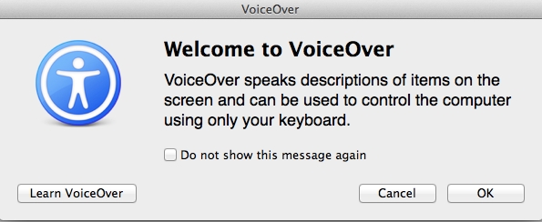 Voice Over speaks to you