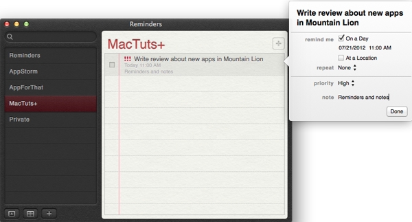 Adding date based alarms to your reminders
