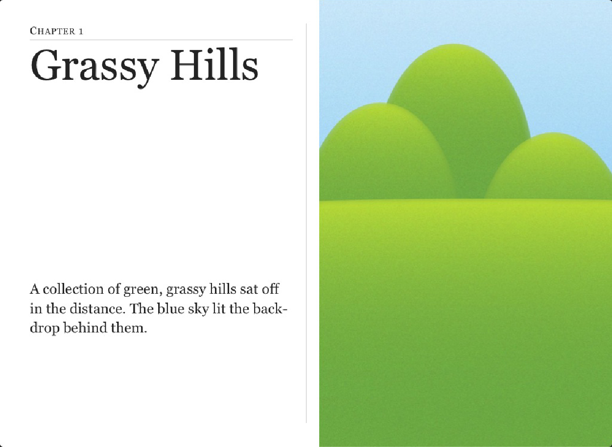 Screenshot: a Multi-Touch iBook