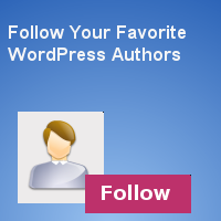 Simple WordPress Plugin to Follow Your Favorite Authors