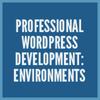 Professional WordPress Development: Environments