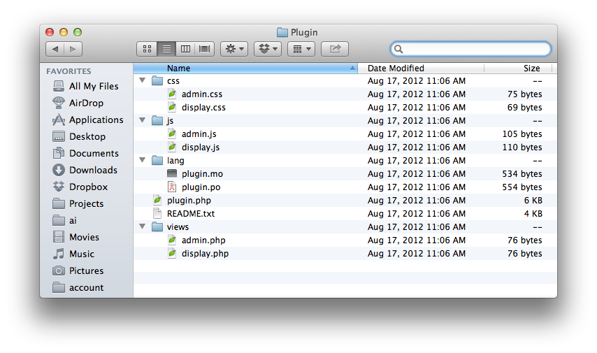 Plugin Conventions Plugin Conventions